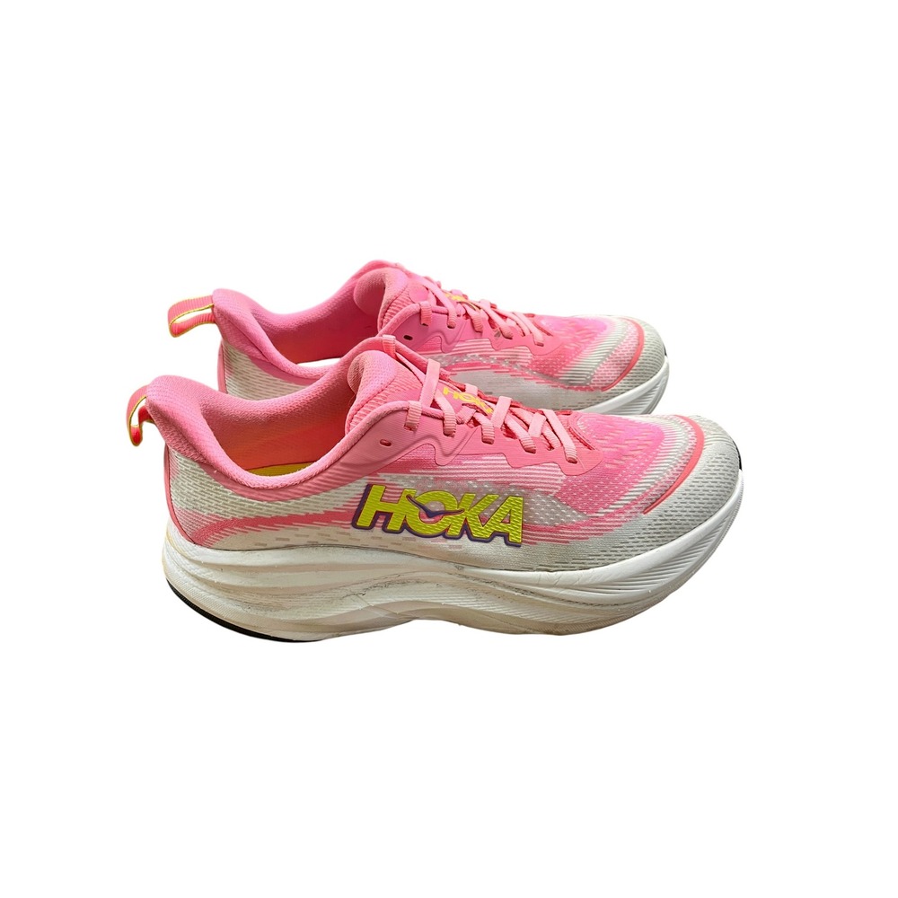 HOKA One Skyflow Women Running Shoes 10 B Pink Athletic Sneakers Gym Sneakers - Picture 2 of 11